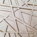 Panel 3D Golden Shapes