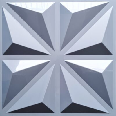 Panel 3D Estrella Gris