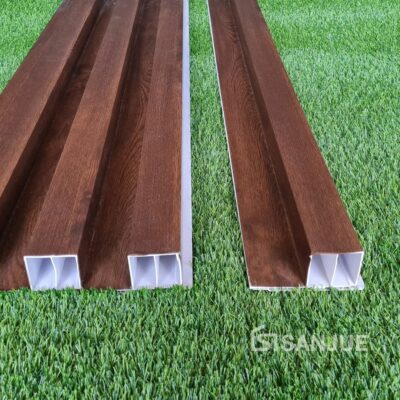 Pérgola PVC Teca De Exterior 2x2