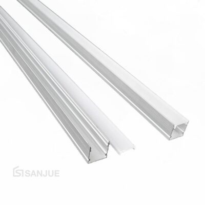 Riel cuadrado gris led